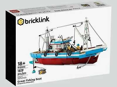 Buy LEGO 910010 - Great Fishing Boat - Large Trawler - Bricklink Exclusive • 283.05£