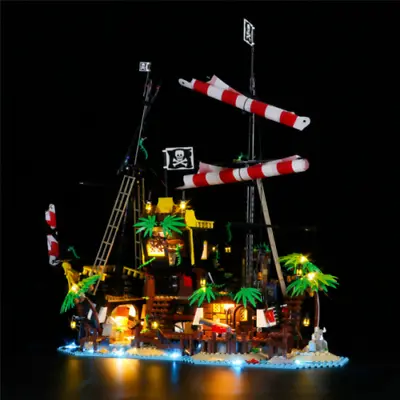 Buy LED Lighting Kit For LEGO 21322 Pirates Of Barracuda Bay Lighting ONLY • 31.90£