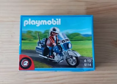 Buy Playmobil 5114 Touring Motorcycle With Rider NEW Rare Discontinued Motorbike  • 28.19£