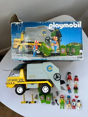 Buy Playmobil 3780 Garbage Rubbish Truck Refuse Recycle Lorry 1978 • 19.99£