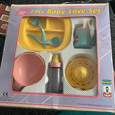 Buy Vintage 1986 “Darling Debbie” 7pc Baby Love Doll Set “ Playwell” • 20£