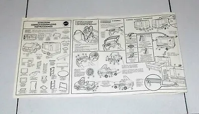 Buy 1989 BARBIE Instruzioni CAMPER Magic Van Mattel 2938 INSTRUCTIONS Instructions • 8.13£