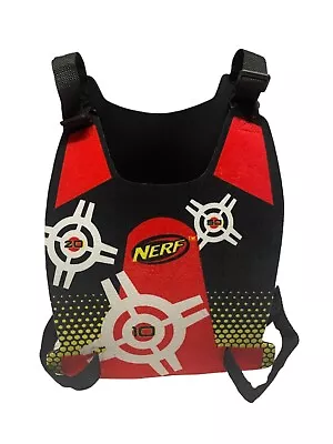 Buy NERF Dart Tag Target Vest Red Adjustable Straps Single Sided Hasbro Crossfire • 8£