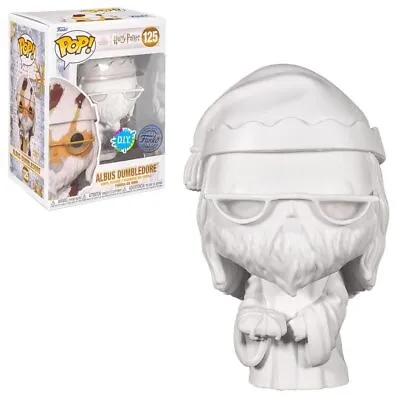Buy Funko Pop! HP: HP Holiday - Albus Dumbledore - (DIY) - White - Harry Potter - Co • 13.78£