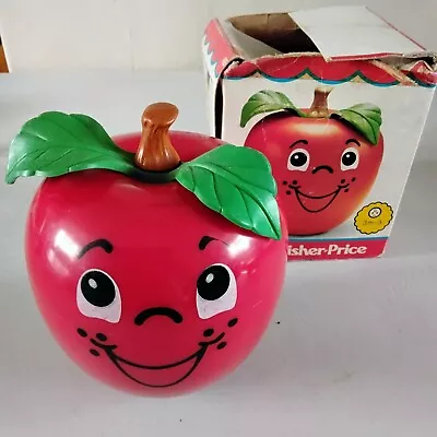 Buy Vintage Fisher Price Happy Apple 1978 Foating Musical Chimes Red Bath Toy Bells • 12£