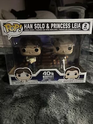 Buy Vinyl Funko Pop! Princess Leia And Han Solo 2 Pack! • 10£