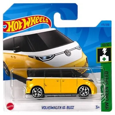 Buy 2023 HOT WHEELS Volkswagen ID Buzz 173/250 HW Green Speed 10/10 1:64 - HKG51 • 3.32£