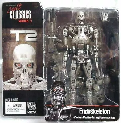 Buy Terminator 2 Endoskeleton Cult Classics Series 3 Neca Reel Toys Figure • 100£