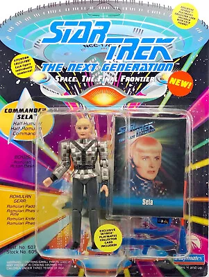 Buy STAR TREK THE NEXT GENERATION COMMANDER SELA 4.5  /ca. 12cm PLAYMATES FIGURE • 13.75£