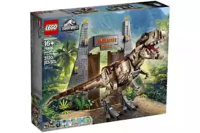 Buy LEGO Jurassic Park T-Rex Rampage Dinosaur Set 75936 New Sealed Light Box Damage • 319.97£