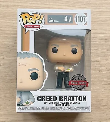 Buy Funko Pop The Office Creed Bratton With Mung Beans #1107 + Free Protector • 24.99£