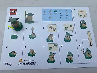Buy Lego Star Wars Yoda Make And Take With Instructions • 14.90£