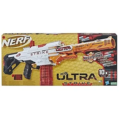 Buy Nerf Ultra Strike Motorized Blaster, 10 Nerf AccuStrike Ultra Darts, 10-Dart • 36.99£