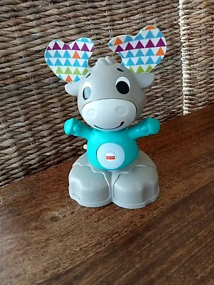 Buy Fisher Price Linkimals Musical Moose Pre School Baby Toy Sounds Lights  • 9.99£