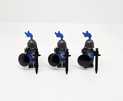 Buy LEGO BLACK FALCON ARMY Castle MINIFIGURE ARMOUR SHIELD BLUE PLUME NEW (D4) • 24.99£