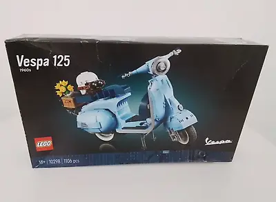 Buy Lego Icons Vespa 125 Tribute Set 10298 Sealed Damaged Box New* F1 • 49£