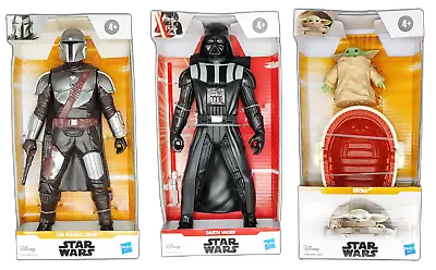 Buy Hasbro Star Wars Action Figure 24cm Selection Darth Vader Grogu Mandalorian Nip • 15.49£