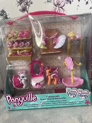 Buy Ponyville Fancy Fashions Desert Rose Sew-and-So My Little Pony NRFB Playset • 34.99£