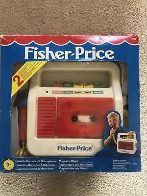 Buy Fisher Price Cassette Player Recorder With Microphone, Working Boxed • 19.99£