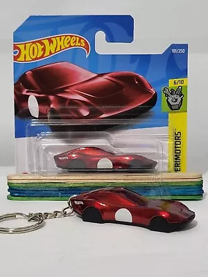 Buy Hotwheels Red Coupe Clip Keyring • 11.99£