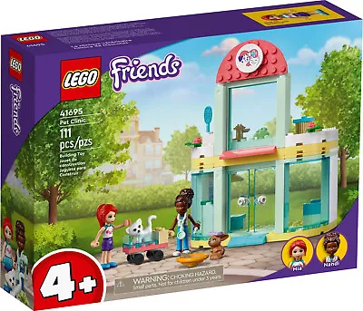 Buy Lego Friends - 41695 - Pet Clinic - Brand New Sealed Box Set BNIB Vet Veterinary • 10.95£