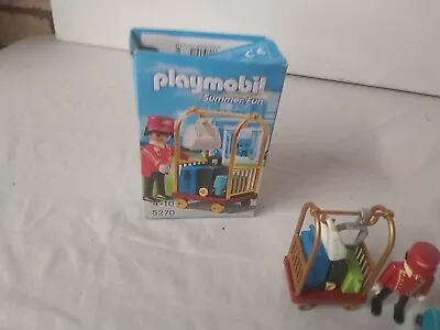 Buy Playmobil Play Set 5270 Summer Fun Hotel Porter And Baggage Cart • 5£