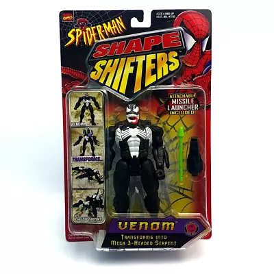 Buy SPIDER-MAN MARVEL ☆ VENOM SHAPE SHIFTING Vintage Figure ☆ Original MOC Sealed Ca • 39.99£