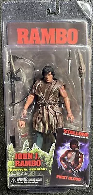 Buy John J. Rambo 7  Rambo First Blood (Survival Version) Neca Action Figure 2013 • 82.80£
