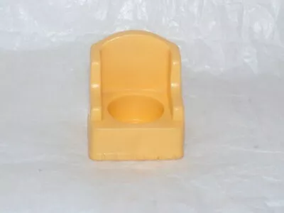 Buy Vintage Fisher Price Little People Yellow Winged Chair • 1.99£