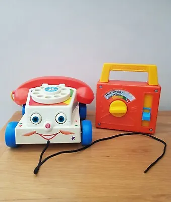 Buy Vintage Fisher Price Toys Telephone/Music Box • 14.99£