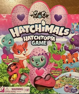 Buy Hatchimals Hatchtopia Game - 5 Exclusive Figures / 2 Mystery Eggs - Spin Master • 13.51£