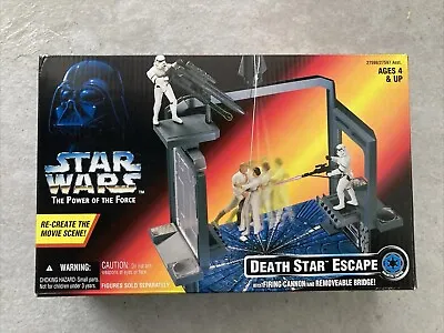 Buy Star Wars Power Of The Force Death Star Escape Playset New In Sealed Box 1996 • 22.99£