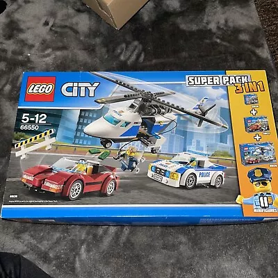 Buy LEGO City 66550 - Police Value Pack - Police Super Pack 3 In 1 BNIB • 39.99£