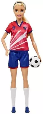Buy Barbie I Can Be Soccer Blonde Merchandising • 12.88£