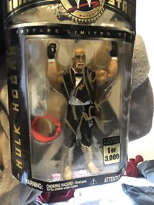 Buy Hulk Hogan Signed 1 Of 3000 Toyfare Limited Edition Action Figure • 60£