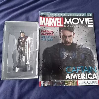 Buy Marvel Movie Collection, Captain America The First Avenger #45, Eaglemoss • 10£