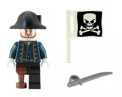 Buy LEGO  Pirates Of The Caribbean Hector Barbossa Pegleg With Plain Helmet   4192 • 10.99£