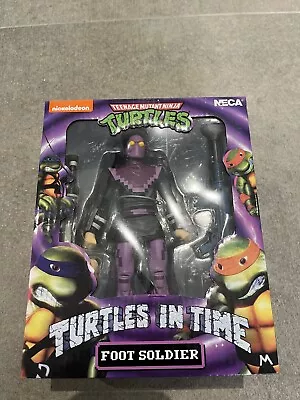 Buy Neca TMNT Turtles In Time Foot Soldier  7  Action Figure NEW • 33£