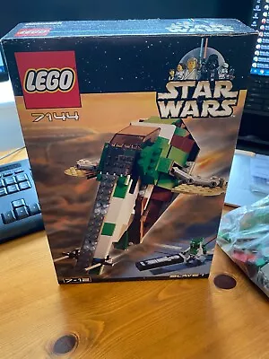 Buy LEGO Star Wars Set (7144) SLAVE 1 - Complete With Box, Instructions & Figures • 79.99£