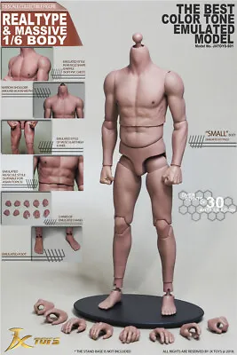 Buy 1/6 Scale Asian Male Muscular Body JXS01 For Hot Toys TTM22 Worldbox AT011 • 35.99£