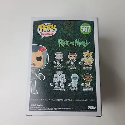 Buy Rick And Morty Purge Suit Morty Pop! Vinyl BNIB • 5£