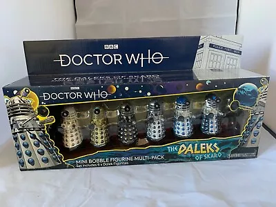 Buy Doctor Who: The Daleks Of Skaro, Set Of 6 Dalek Mini Bobble Figurines • 24.99£
