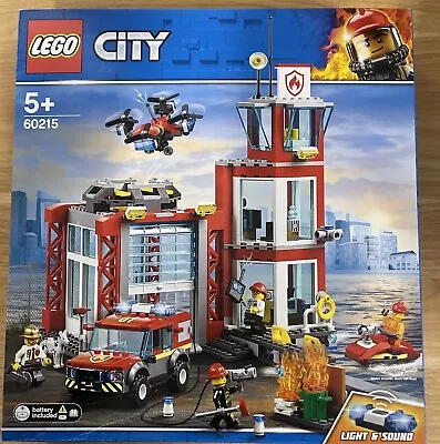 Buy Lego 60215 City Fire Station Building Set • 70.82£
