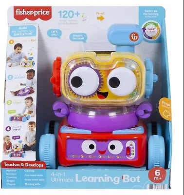 Buy Fisher-Price 4-in-1 Ultimate Learning Bot - Interactive Toy For Ages 6+ Months, • 42£