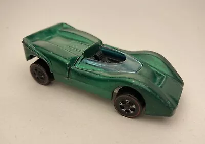 Buy Vintage Hot Wheels Redline ‘mclaren M6a’ Green Mattel 1968 Hk • 1.20£