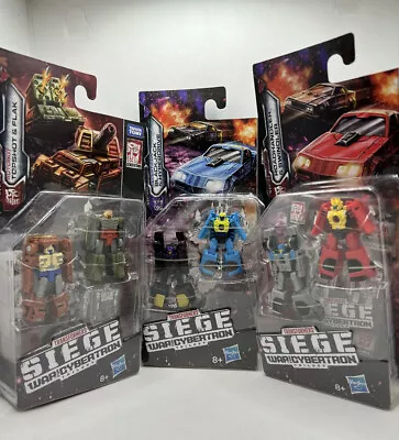 Buy Transformers Siege WFC Roadhandler Swindler Topshot Flak Blackjack Figure Set • 44.99£