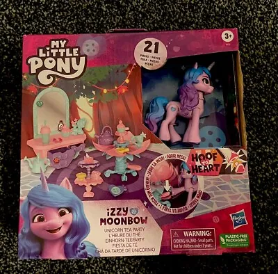 Buy Hasbro My Little Pony Izzy Moonbow Unicorn Toy Tea Party • 12£