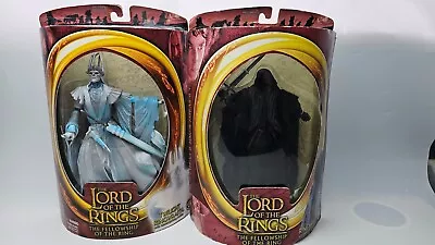 Buy Lord Of The Rings Ringwraith And Witch King Lot Action Figures Toybiz • 27£