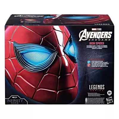 Buy Hasbro Marvel Legends Avengers Spiderman Iron Spider Helmet Replica • 174.44£