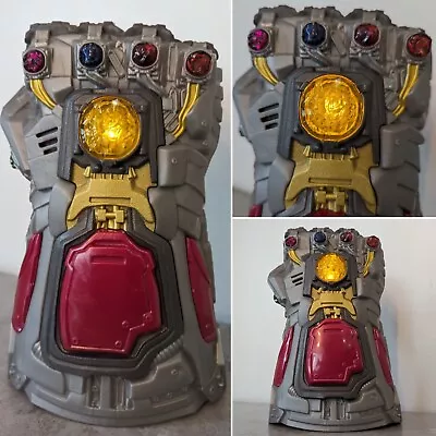 Buy Marvel Avengers Endgame Electronic Stark Hulk Infinity Gauntlet Toy Hasbro 2018 • 12£